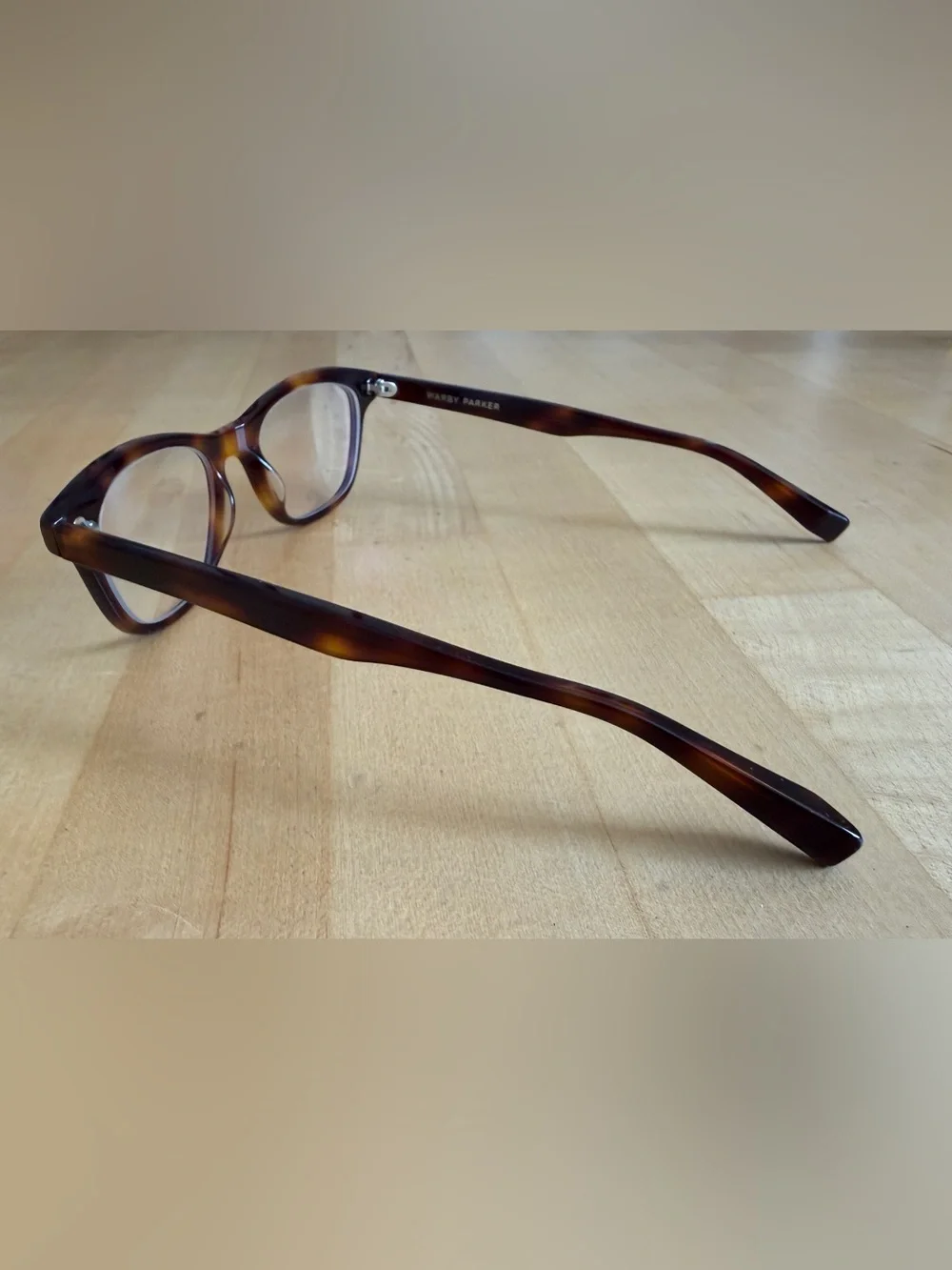Warby Parker 🐢Eyeglasses Frames Greenleaf 215 Tortoiseshell Square 49-19-142 EUC